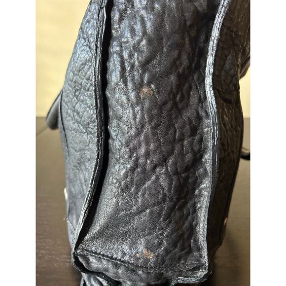 WILL leather goods leather black tote bag - Picture 7 of 14